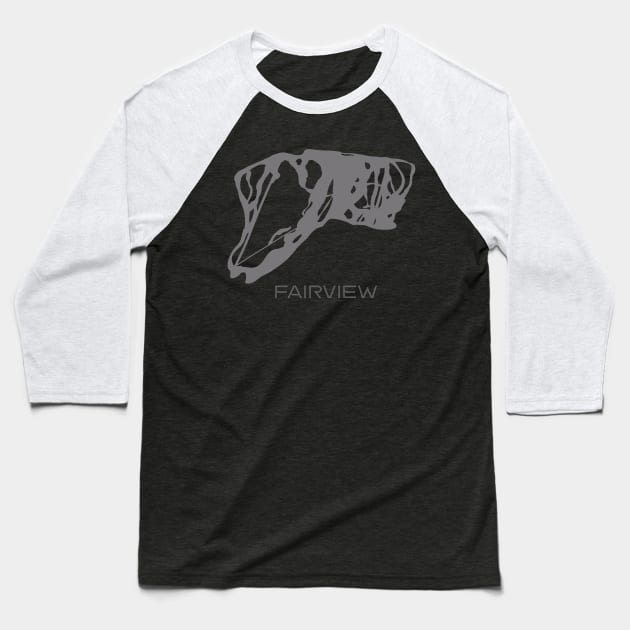 Fairview Resort 3D Baseball T-Shirt by Mapsynergy